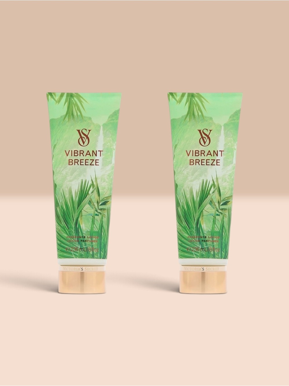 Victoria's Secret VIBRANT BREEZE Fragrance Lotion ~ 8 fl.oz. ( Lot of 2 )